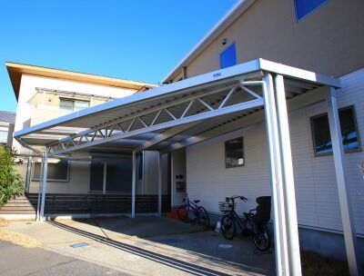 変形セッパンガレージ 愛知県施工例