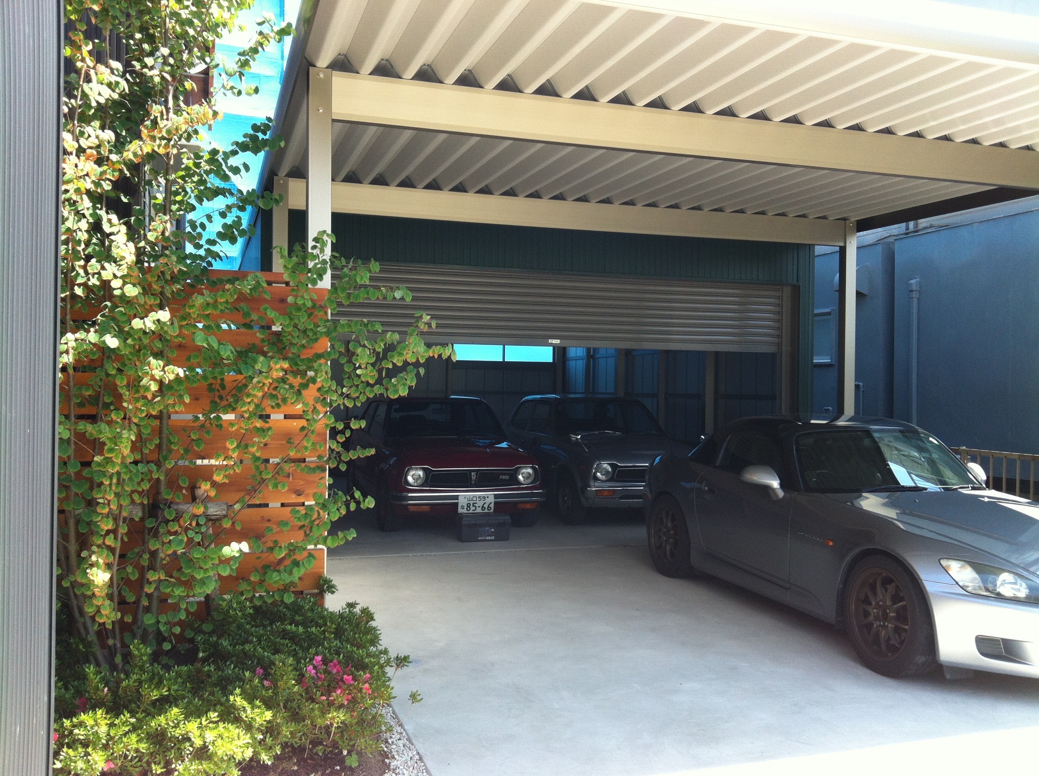 愛知県　ガレージ施工