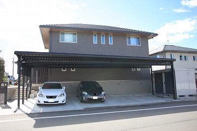 愛知県 変形カーポート