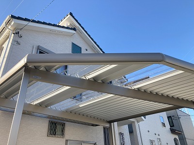 愛知県　変形カーポート