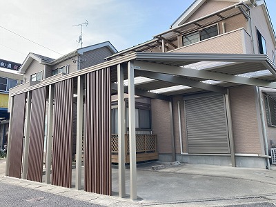 春日井市　変形セｯﾊﾟﾝガレージ