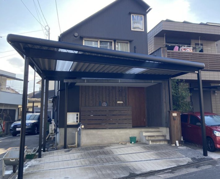 オーダーメイドカーポート施工例