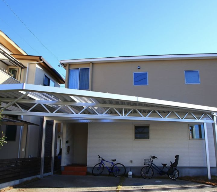 愛知県オーダーメイドカーポート施工例