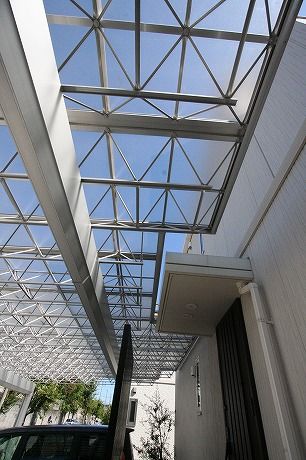 日進市カーポート工事 施工例 三協Mシェード