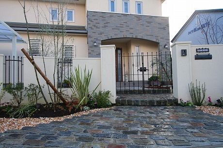 豊田市輸入住宅外構工事