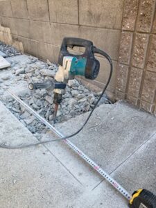 カーポートの基礎工事