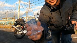 バイクツーリングにて