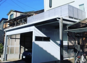 (名古屋市セッパンガレージ施工例)