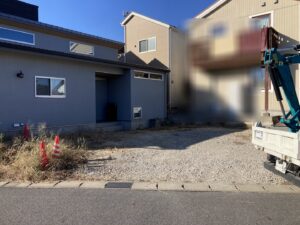 ガレージ施工前